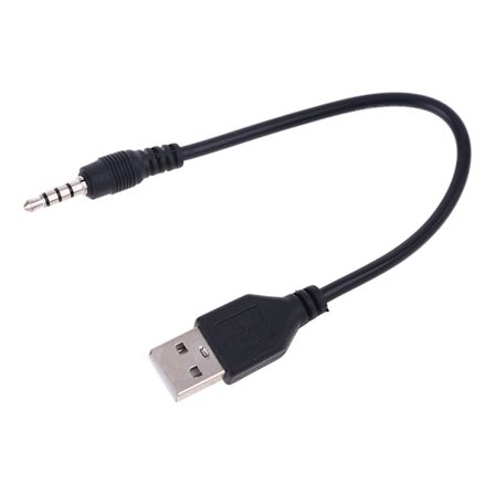 Audio Converter 3,5 mm Stereo AUX Audio Cable Jack til USB Hanne Converter Adapter for bilstereo MP3-kontakt tilbehør