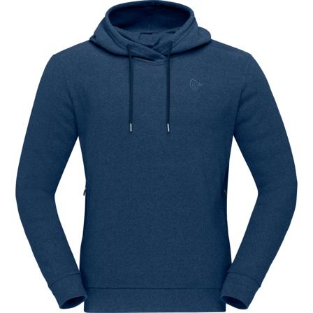 Norrøna Men's Norrøna Warm2 Hood Men long-sleeved sweaters Blue XL