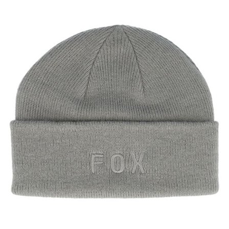 Fox - Grå cuff Beanie - Wordmark Beanie Pewter Cuff @ Hatstore