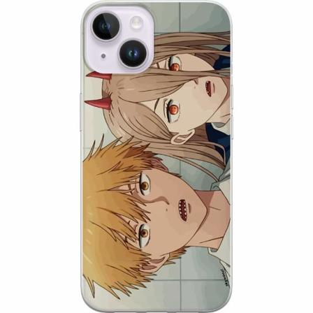 Apple Iphone 14 Plus Genomskinligt Skal Chainsaw Man
