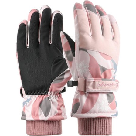 Termiske hansker for kvinner, skihansker, vinter, vanntette, varme arbeids hansker