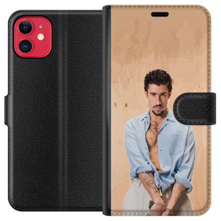 Kompatibelt Lommeboketui til Apple iPhone 11 Bad Bunny Super Bowl-inspirert grafikk med NFL-trofé og San Francisco-bro i sportdesign