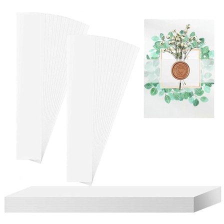 150 kpl Läpinäkyvä Kutsubändi 5x7 Kutsuille Vellum Vatsavyö Hääkutsukääreille Vellum Paperi Vatsavyö