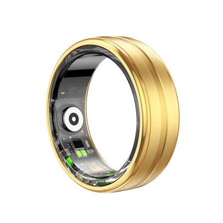 Smart Ring R06(Qring), Puls- och syremätare, IP68 Vattentät (Guld, 9#)
