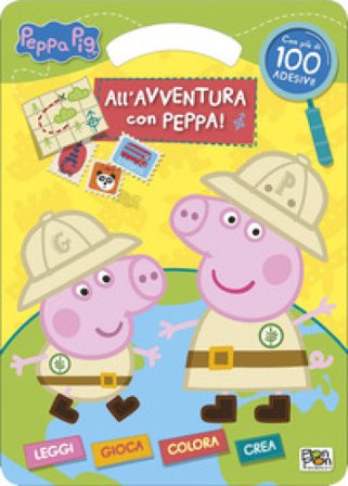 All'avventura di Peppa. Activity book. Peppa Pig. Con adesivi. Ediz. a colori Cristina Panzeri