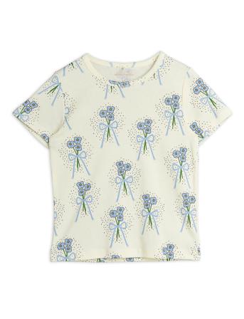 Winterflowers Aop Ss Tee Patterned Mini Rodini