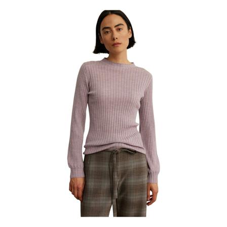 Rue Blanche Rib48 Pull 22a Strik Lilla, Dame Striktrøjer