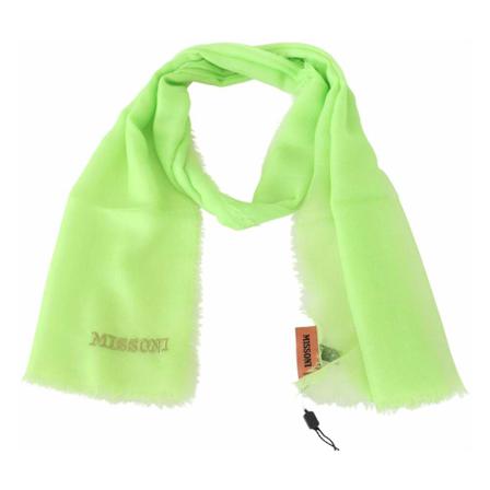 Missoni, Silky Scarves Groen, unisex, Maat:ONE Size