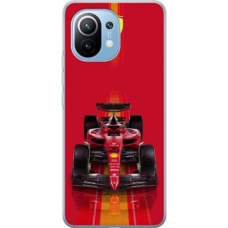 Yhteensopiva Puhelinkuori Xiaomi Xiaomi Mi 11 Ferrari Formula 1 -auto ikonisessa punaisessa muotoilussa urheilullisella tarkkuudella