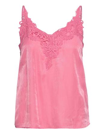 Cranna Top T-shirts & Tops Sleeveless Rosa Cream*Betinget Tilbud