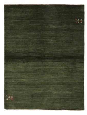 Annodato A Mano Gabbeh Persia Tappeto 152X198 Persiano Di Lana Nero Piccolo