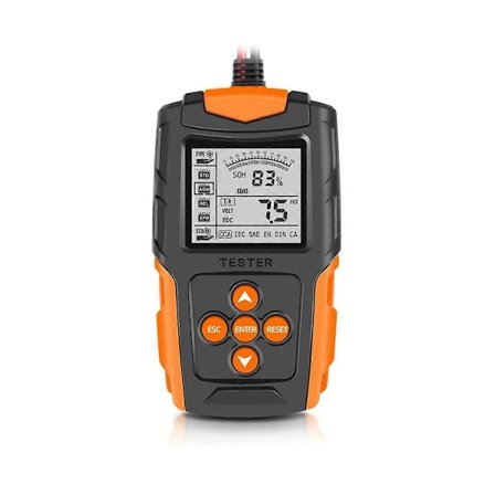 12V 24V Bærbar Profesjonell Bilbatteritester Motorsykkel Digital Batterianalysator for Bly-Syre