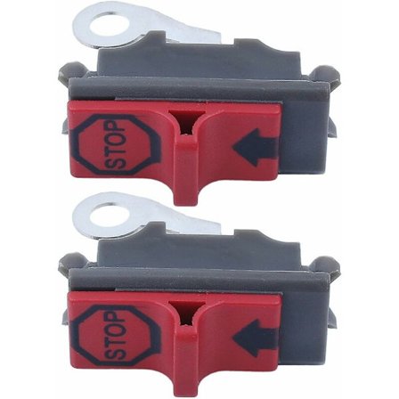 2 kpl hätäpysäytyskytkimen sarja Husqvarna 136 137 141 142 36 41 50 51 55 268 272 281 288 254 257 394 395 moottorisahaan