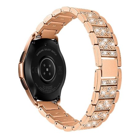 Samsung Galaxy Watch (42mm) klockarmband med strassdekor - Guld