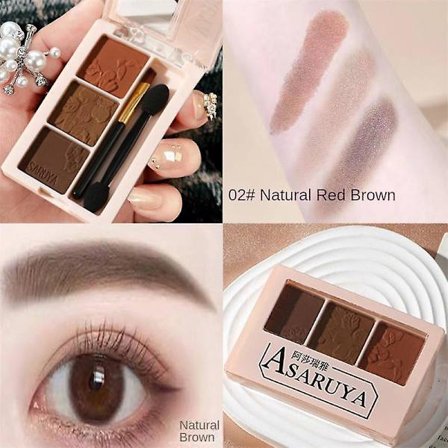 Kosmetika Makeup Vattentät Ögonbrynssmink Produkter Ögonbrynspulver Ögonbrynspulver Palett