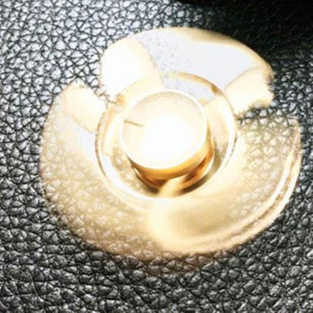 Letvægts Mini 2 Blade Metal Messing Håndspinner Legetøj til Voksne