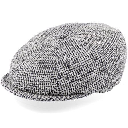 Stetson - Azul flatcap Boné - Hatteras Cotton Jersey Blue/White Flat Cap @ Hatstore