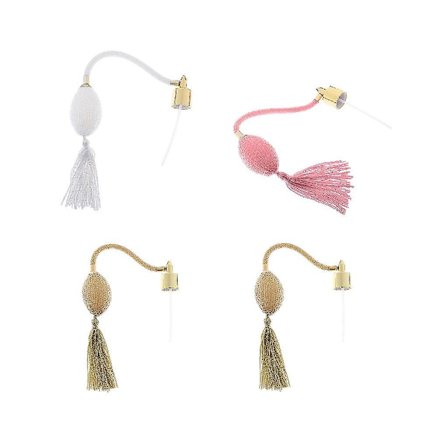 4 kpl Vintage-tyylinen hajuvesipullon putki suihkeatomisaattorin pallolla 18 mm