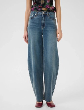 Gestuz Gzviva Hw Baggy Jeans - Blue - 29 x 32