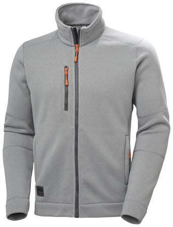 Helly Hansen Workwear Kensington 72250-930 Fleecegenser strikket, helzip Lys grå, Klær