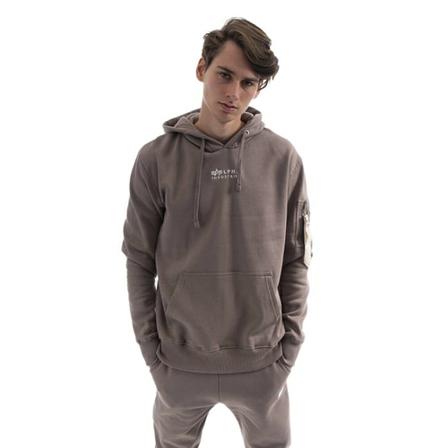 Alpha Industries, Men's Sweatshirt Alpha Industries Organics Emb Hoody 118350 628 S Bruin, Heren, Maat:S