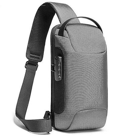 Lightweight Traveling Bag Laptop Backpack Anti Theft Crossbody Bag for Men USB Shoulder Daypack Business