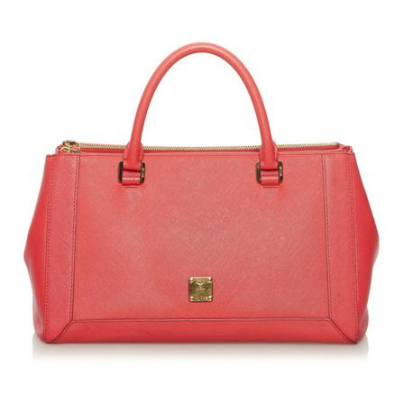 MCM Pre-owned Pre-owned Handväska röd, Dam Vintage Väskor, Dam, Storlek: ONE SIZE