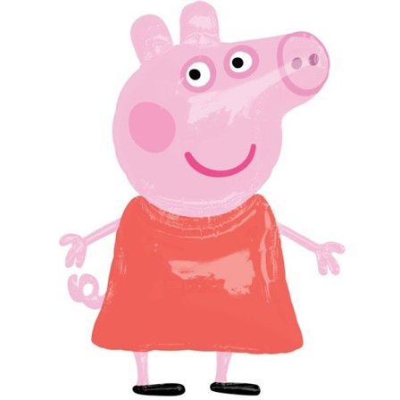 Heliumballon airwalker Gurli Gris/Peppa Pig