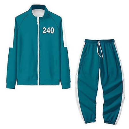 Squid Game Hoodie Tracksuit Dräkt Halloweenfest Cosplay Kostym - WELLNGS