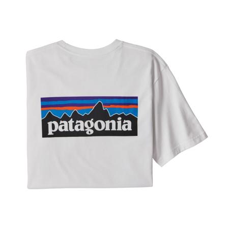 Patagonia Men's P-6 Logo Responsibili-Tee Men short-sleeved sweaters White XL