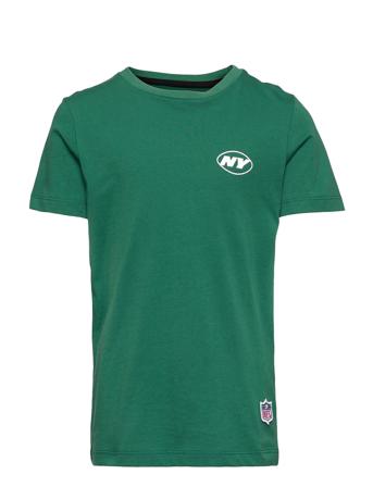 Jconfl Club Tee Ss Crew Neck Jnr T-shirts Short-sleeved Vihreä Jack & J S