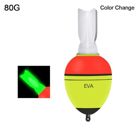 EVA Fishing float Lysende float 80GCOLOR CHANGE FARVE SKIFT