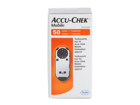 Accu-Chek Mobile Testkassett, 50 stk.