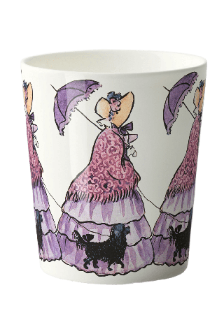 Design House Stockholm Elsa Beskow Mugg 28cl Aunt Lavender Kök & matlagning Vit