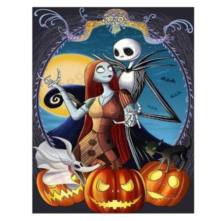 Halloween Skräck Skull Diamond Painting D