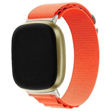 För Fitbit Versa 4 / Sense 2 Universal Loop Nylon Watch Band