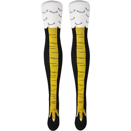 Crazy Fun Kyllingelår Over Knee 21,65 Tommer Sokker, Festartikler Sjov Nyhed Sokker til Kvinder 6-10 År Gamle