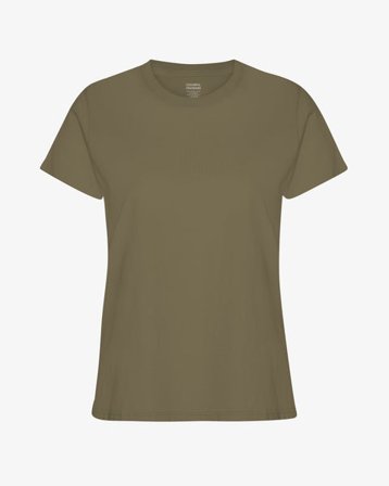Women Light Organic Tee - Dusty Olive