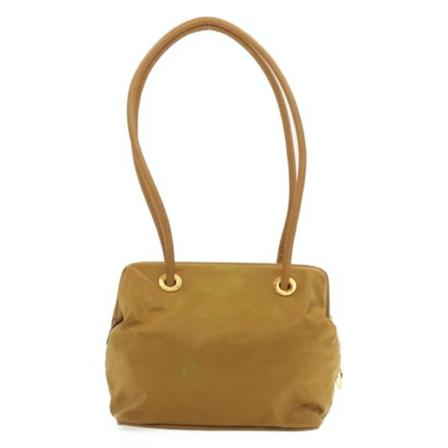 Celine Vintage, Pre-owned Nylon Shoulder Bag Bruin, Dames, Maat:ONE Size