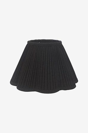 Jotex - Siv Plissé 30 Cm Svart Toppringskärm - Köp Lampskärmar hos Jotex