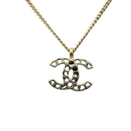 Chanel Vintage, Pre-owned Metal necklaces Geel, Dames, Maat:ONE Size