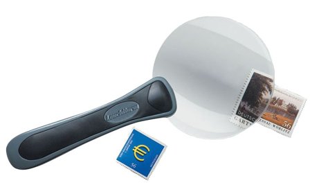 Håndlup - Ø75 mm. Forstørrer 2,5 x - Restparti