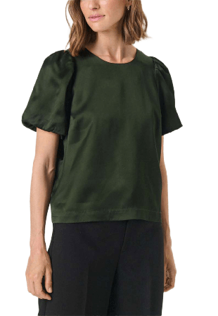 Part Two UriaPW BL Shirt Skjortor Dam Grön 38