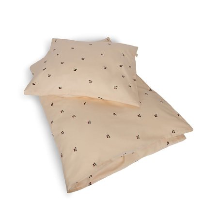 Konges Sløjd Baby Sengetøj GOTS Cherry 70x100cm, Tøj & Bolig, Sengetøj, Dyner & Puder, Sengetøj