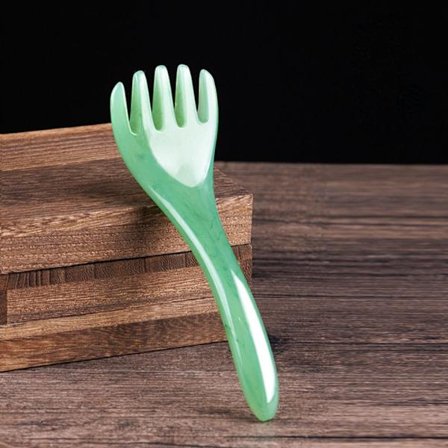 3 Stk Hodemassasjeapparat Hodebunn Gua Sha GRØNN