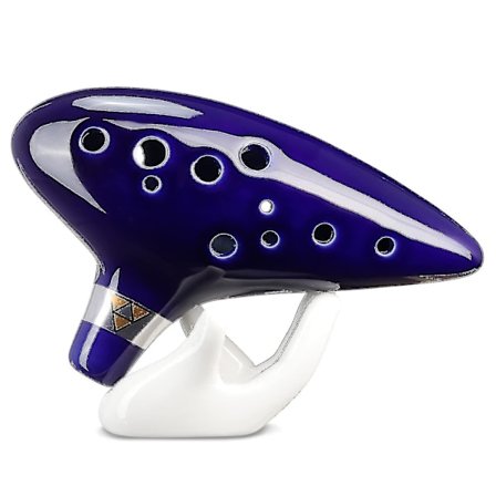 Zelda Ocarina laulukirjan kanssa, 12-reikäinen Alto C Zelda Ocarina