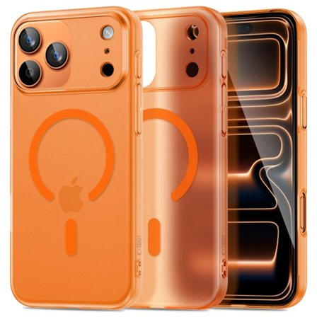 Tech-Protect Mobilskal till iPhone 17 Pro Max Magsafe Slim - Cosmic Orange