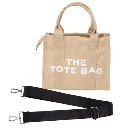 Kangaskassi, vedenpitävä, kulutusta kestävä, säädettävä hihna, rento olkalaukku, käsilaukku kouluun, toimistoon, matkustamiseen, Khaki