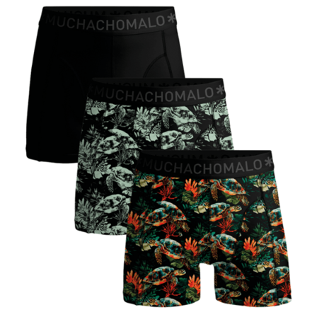 Muchachomalo Turtle 01 3Pk Boxer Print/Print/Solid