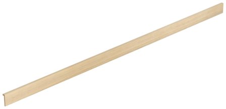 Lundbergs Nordic White 81618 Bagkantliste 1 450 mm, Trapper & rækværk